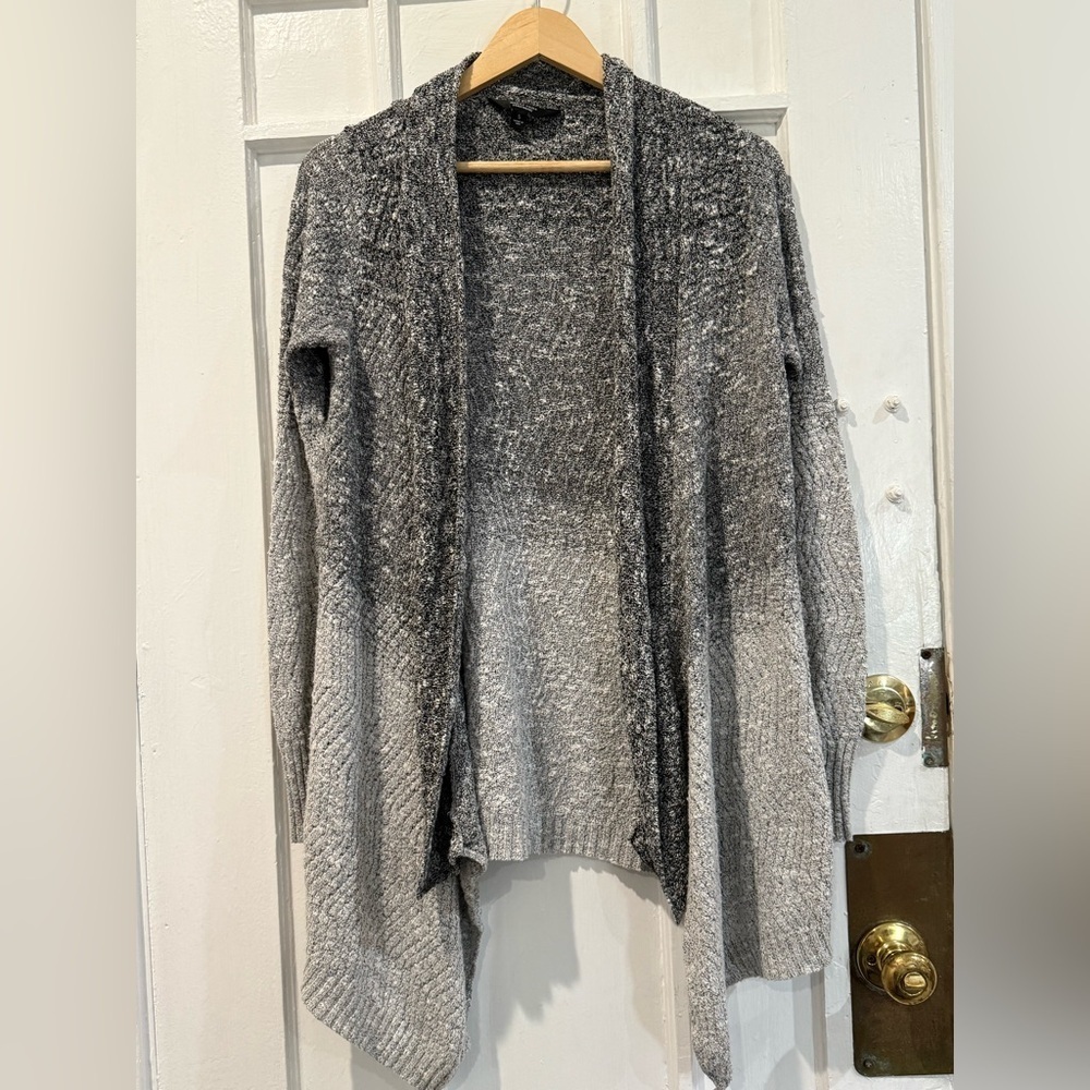 Simply Vera Vera Wang Gray Ombre Cardigan